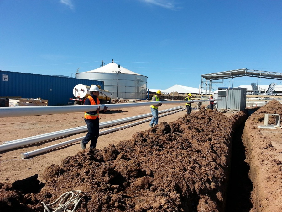 Instalación de sub estación